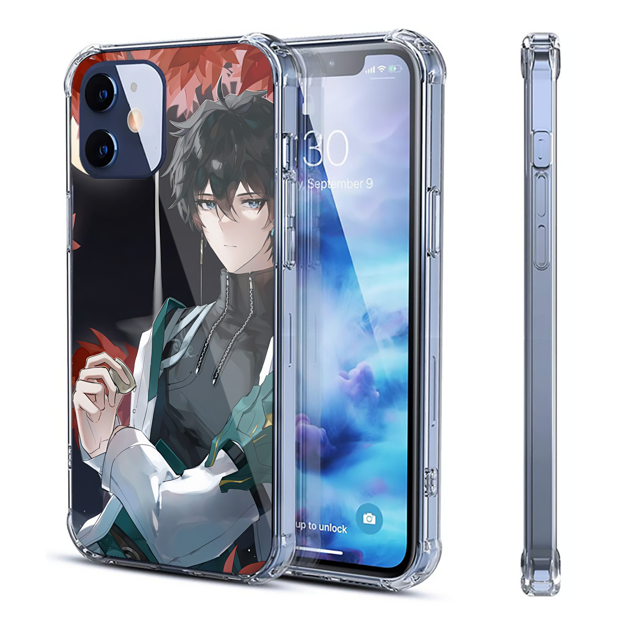 （画像用） 刀剣乱舞 Touken Ranbu 【iPhone 12シリーズ対応】透明スマホケース（クリアソフトケース）